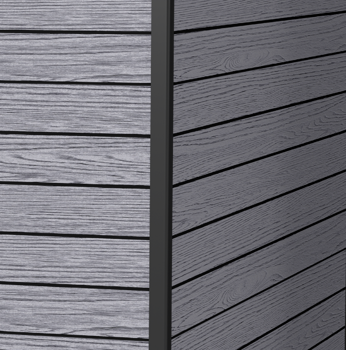 Pro Grade 7ft x 7ft Pent Roof Premium Plastic Garden Shed - Grey/Anthracite Wood Touch Texture